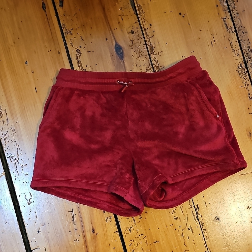 Athleta Red Athletic Shorts with Luxurious Soft Finish
